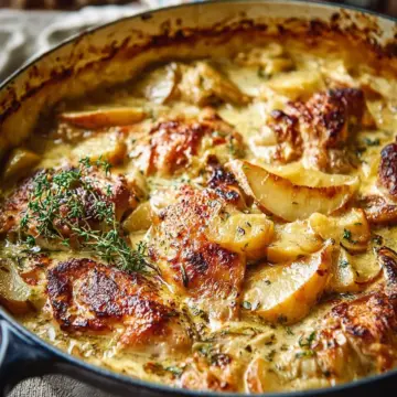 French Chicken Casserole a la Normande