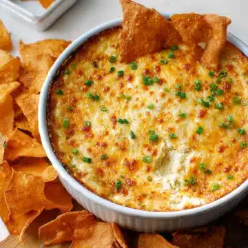 Crab Rangoon Dip with Crispy Wonton Chips