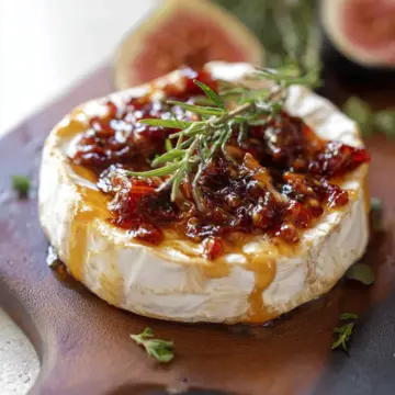 Baked Brie with Fig Jam Recipe