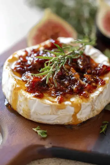 Baked Brie with Fig Jam Recipe