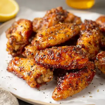 Honey Lemon Pepper Wings