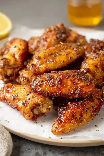 Honey Lemon Pepper Wings