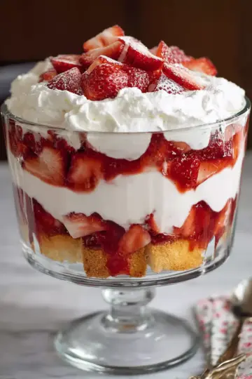 Strawberry Shortcake Trifle