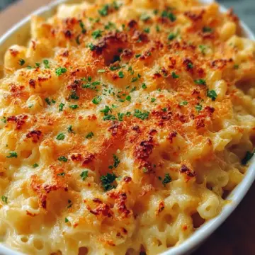 Melty Three-Cheese Baked Mac & Cheese for Ultimate Comfort
