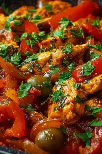 Mediterranean Chicken Stir Fry