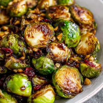 Honey Balsamic Brussels Sprouts