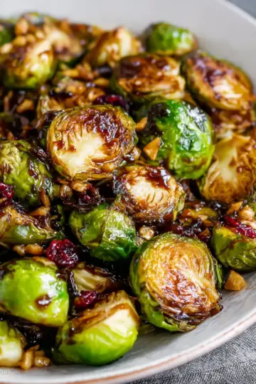 Honey Balsamic Brussels Sprouts