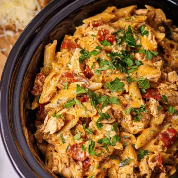 Crockpot Marry Me Chicken Pasta