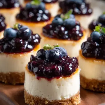 Mini Blueberry Cheesecakes Recipe