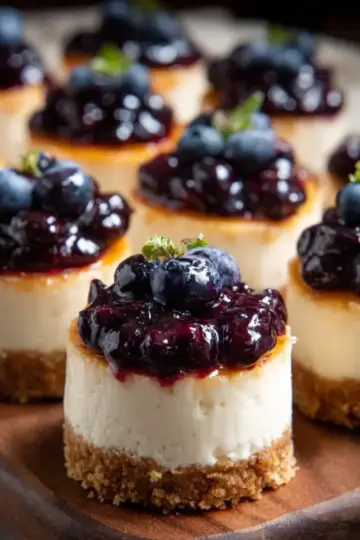 Mini Blueberry Cheesecakes Recipe