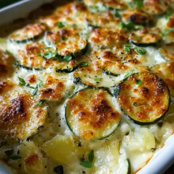 Savor the Creamy Deliciousness of Zucchini Gratin Tonight