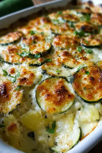 Savor the Creamy Deliciousness of Zucchini Gratin Tonight