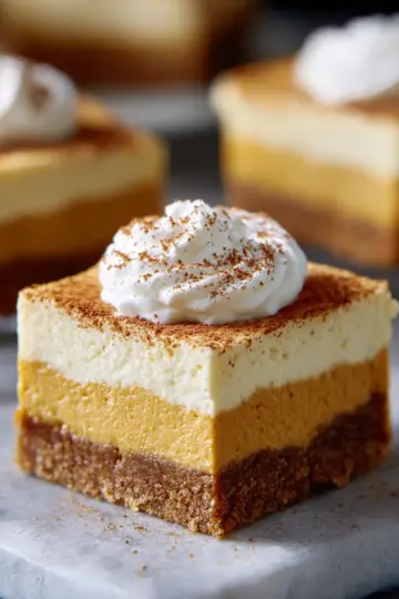 Pumpkin Cheesecake Bars Recipe