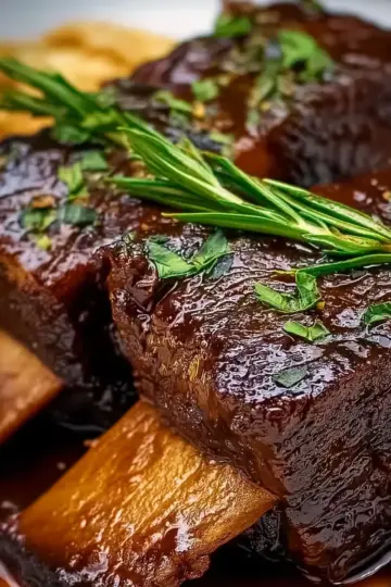 Super Tender Crockpot Beef Short Ribs
