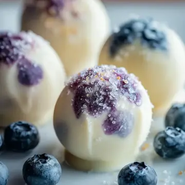 Decadent White Chocolate Blueberry Truffles You’ll Love