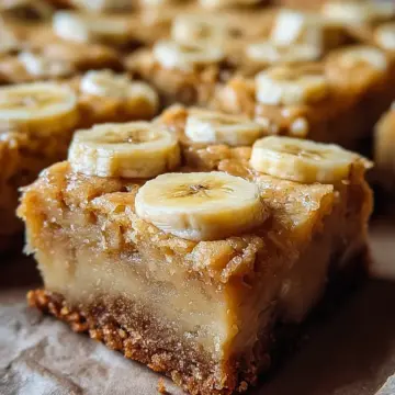 Banana Blondies