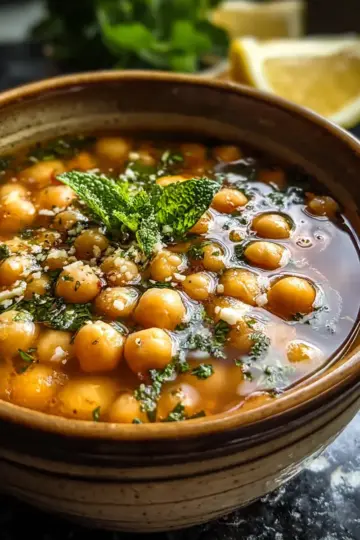 Heartwarming Greek Chickpea Soup