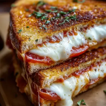 Savory Pizza Grilled Cheese Sandwich
