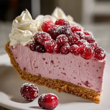 Cranberry Mousse Pie