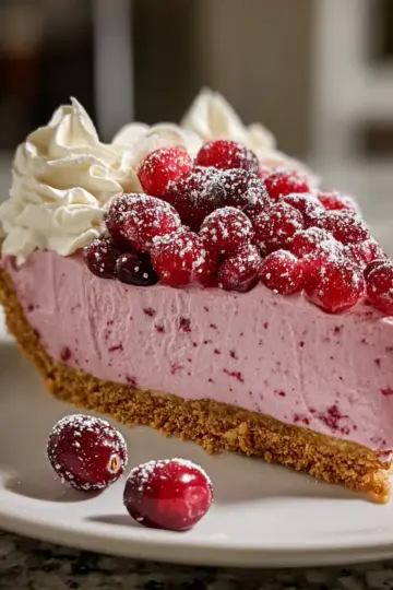 Cranberry Mousse Pie