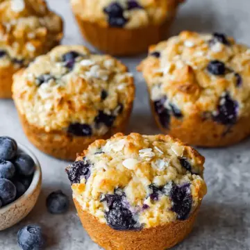 Greek Yogurt Blueberry Muffins