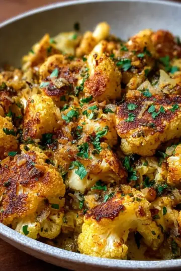 Garlic Butter Turkey Cauliflower Skillet Recipe