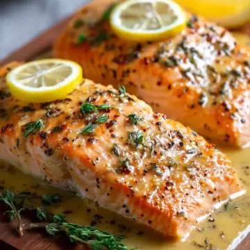 Easy Baked Lemon Dijon Salmon