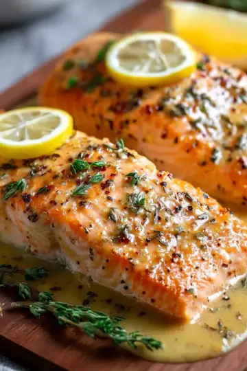 Easy Baked Lemon Dijon Salmon