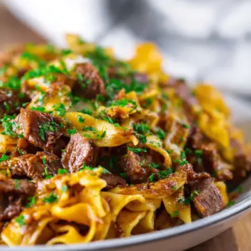 French Onion Beef & Noodles