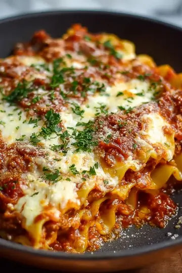 Quick and Easy Skillet Lasagna Recipe