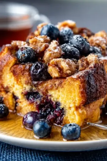 Crock Pot Blueberry French Toast