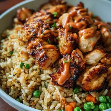Savor Hibachi Chicken with Fried Rice