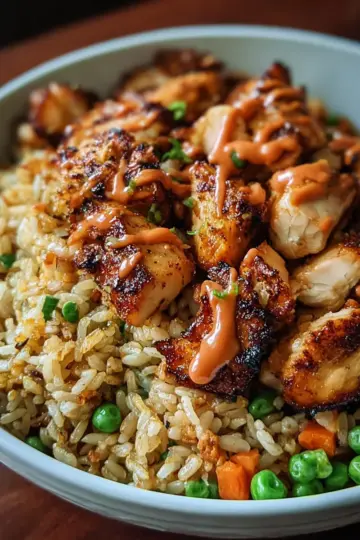 Savor Hibachi Chicken with Fried Rice
