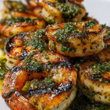 Pesto Grilled Shrimp