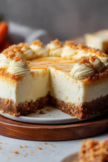 Easy Carrot Cake Cheesecake Recipe