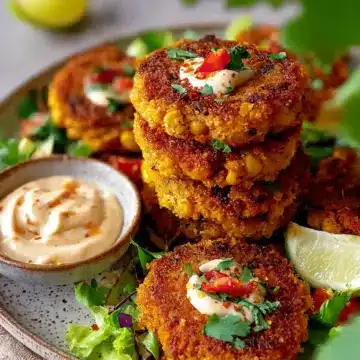 Crispy Chickpea Fritters Recipe