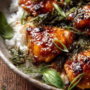 Sheet Pan 30 Minute Sticky Apricot Chicken