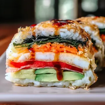 California Roll Rice Paper Sushi Sandwich