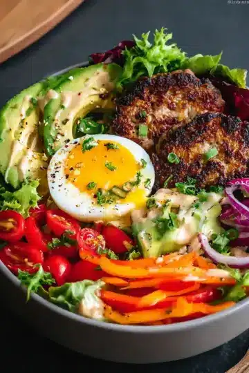 Best Healthy Burger Bowl
