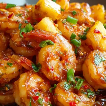 Sweet Chili Pineapple Shrimp