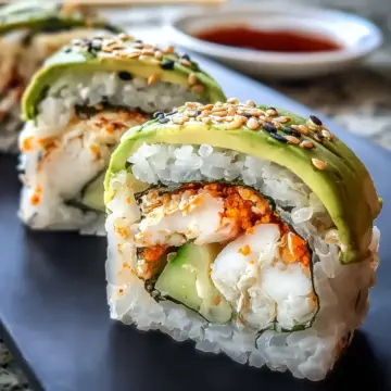California Roll Rice Paper Sushi Sandwich for Crunchy Bliss
