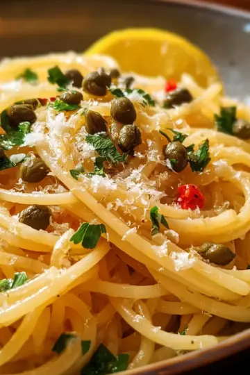 Lemon Caper Pasta