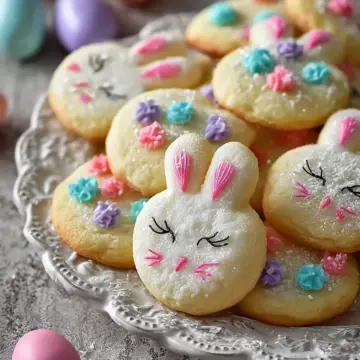 Easter Bunny Button Cookies Magic Easter Treat