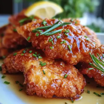Golden Crispy Malibu Chicken