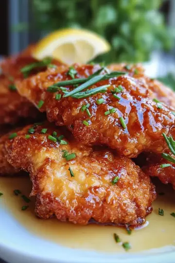 Golden Crispy Malibu Chicken